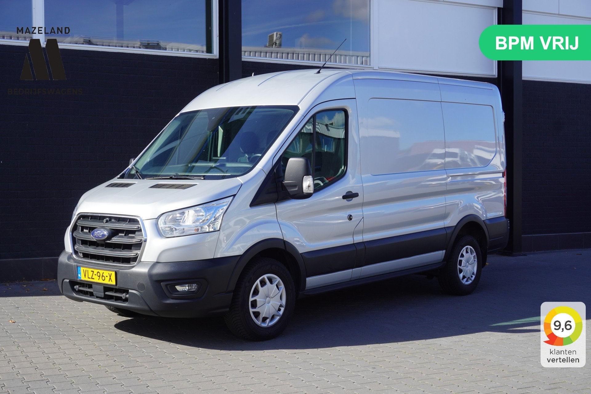 Ford Transit 2.0 TDCI 130PK L2H2 MHEV EURO 6 - Airco - Navi, Auto's, Voorwielaandrijving, Stof, 4 cilinders, 2500 kg