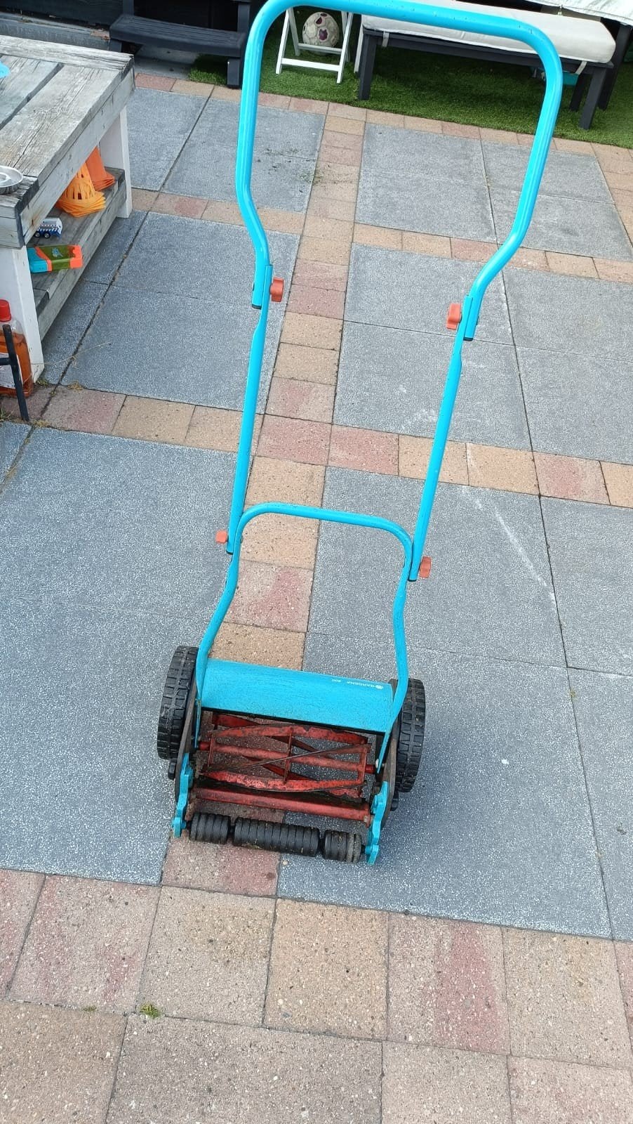 grasmaaier gardena, Ophalen of Verzenden, Zo goed als nieuw