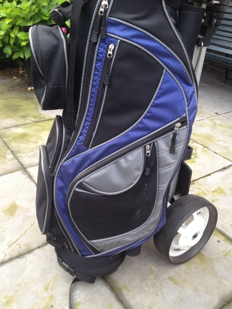 Complete Golfset + Tas + Trolley (Zo goed als nieuw), Sport en Fitness, Golf, Ophalen of Verzenden, Zo goed als nieuw, Set