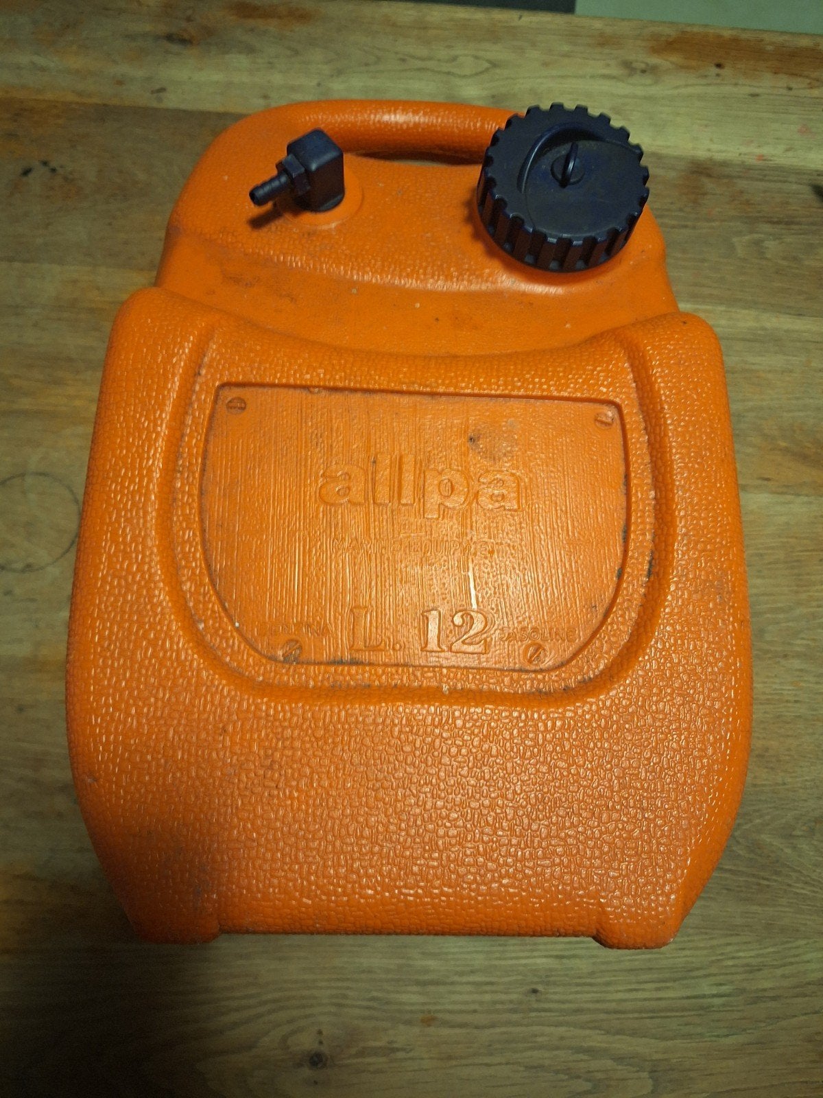 Allpa 12L Benzinetank voor buitenboordmotor, Ophalen of Verzenden, Gebruikt, Motor en Techniek