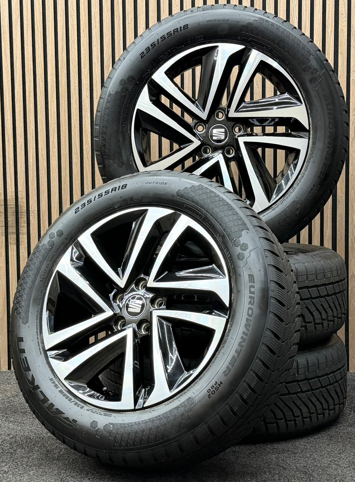 ZGAN! Originele 18 inch Seat Tarraco 5x112 ET43 Falken 2024, Ophalen, 18 inch, ., Banden en Velgen