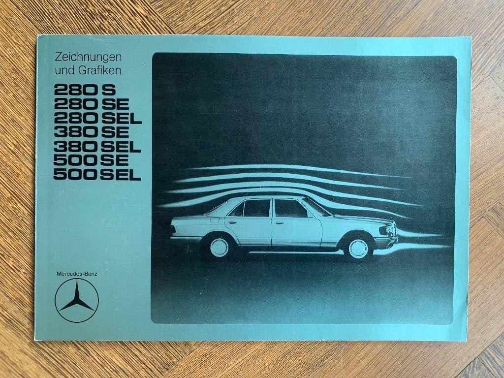 Zeichnungen und Grafiken Mercedes-Benz S-klasse W126 1979, Nieuw, Mercedes-Benz, Mercedes, Ophalen of Verzenden