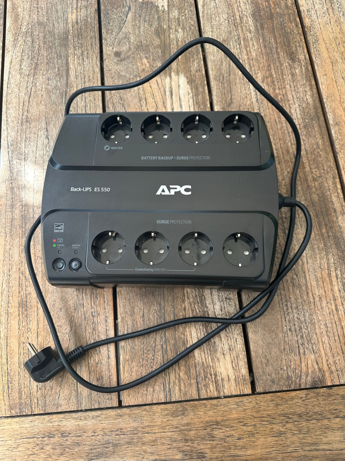 APC Back-UPS ES 550 - Noodstroomvoorziening, Computers en Software, Noodvoedingen (UPS), Ophalen of Verzenden, Gebruikt