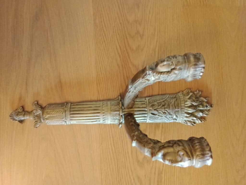 antieke wandkandelaar, Ophalen, Koper of Brons