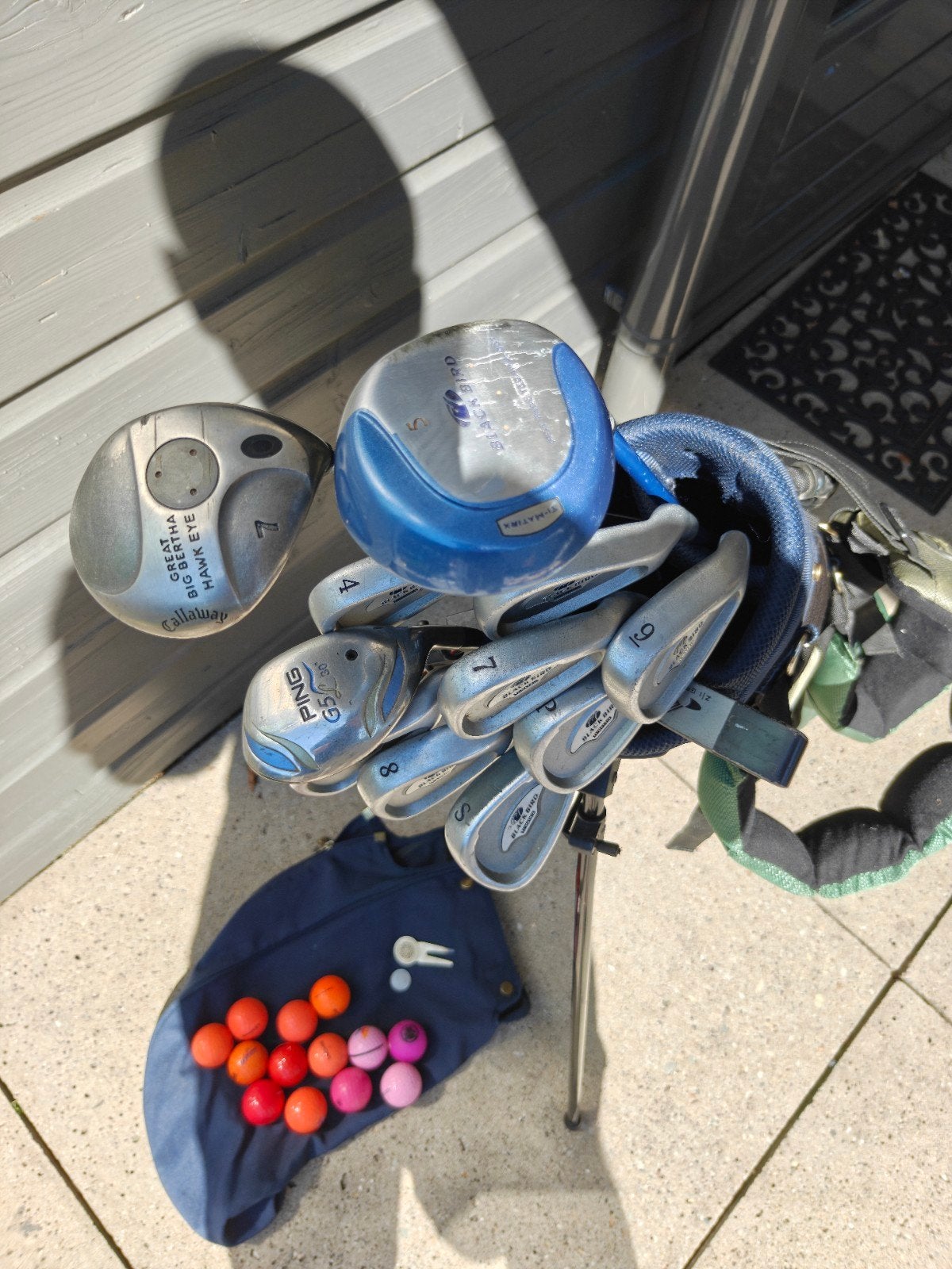Complete golfset dames in golftas als Nieuw., Sport en Fitness, Golf, Ophalen of Verzenden, Zo goed als nieuw, Set, Overige merken
