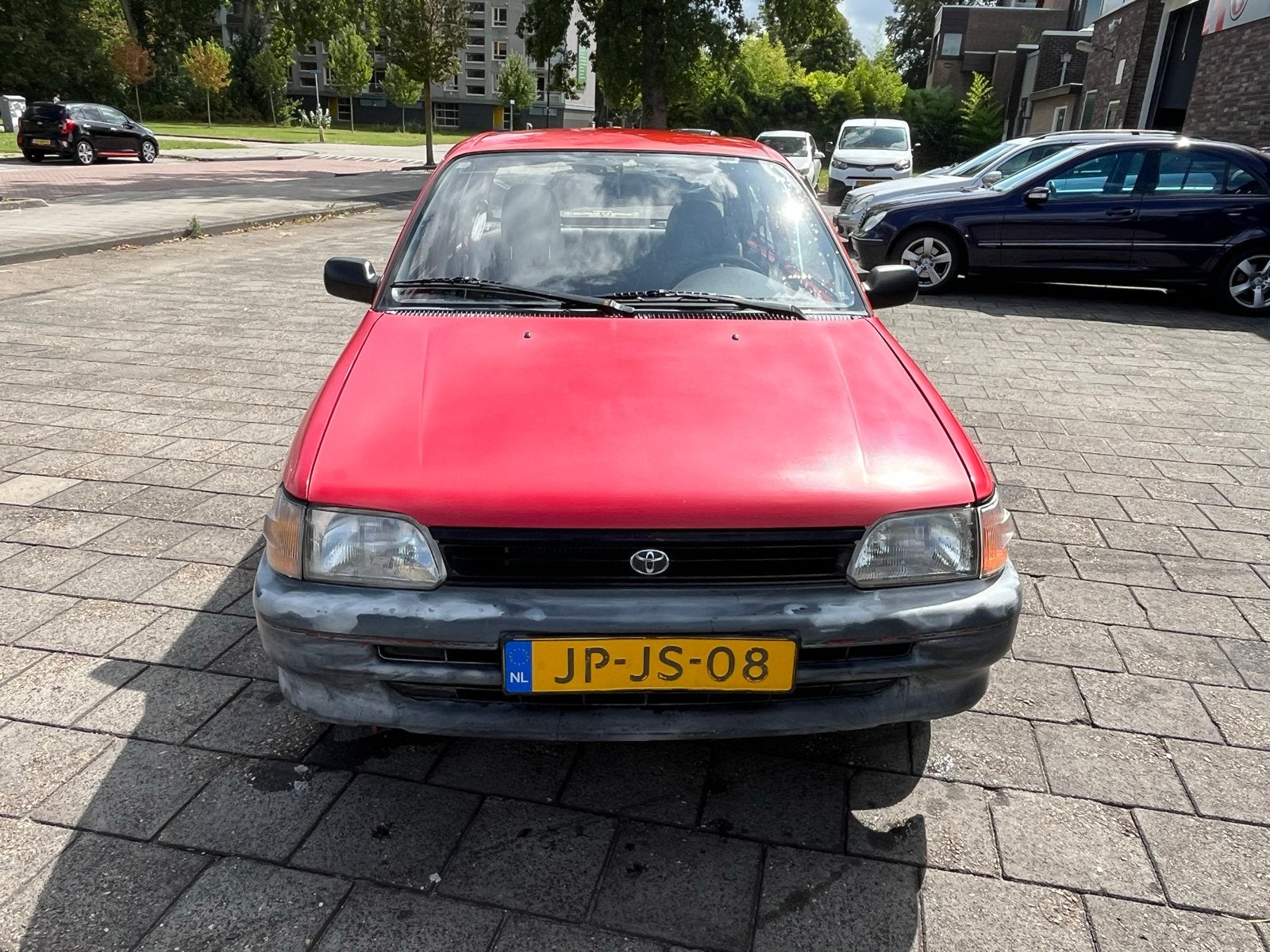 Toyota Starlet 1.3 XLI 12V E2 1994 Rood, 4 cilinders, Origineel Nederlands, Handgeschakeld, Particulier