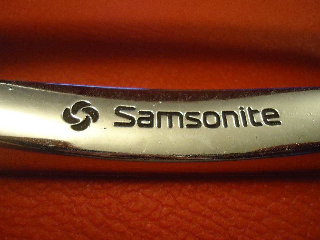 Vintage rode Samsonite Beautycase, Verzenden, Zo goed als nieuw, Met slot, Hardcase
