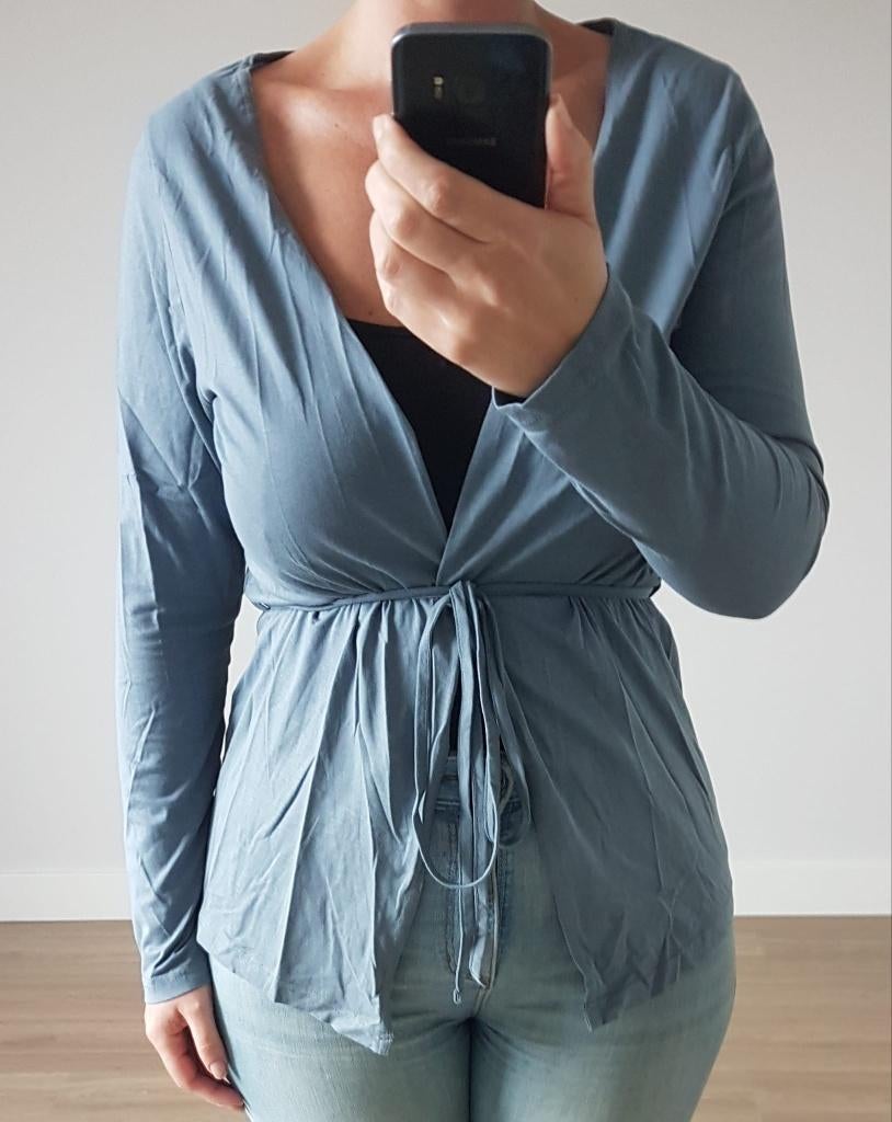 Vest Blauw XL 100% Cotton Katoen Mar Collection, Kleding | Dames, Verzenden, Nieuw, Maat 46/48 (XL) of groter, Blauw
