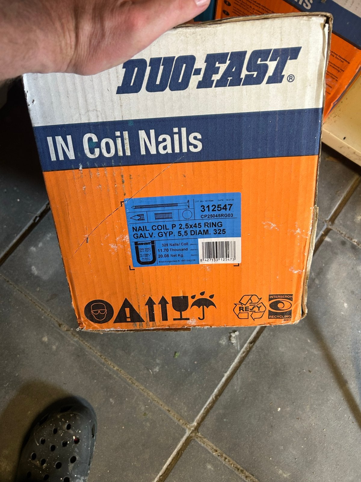 Duo-Fast Coil Nails - Diverse Maten en Types, Ophalen, Zo goed als nieuw, Spijkers, Minder dan 50 mm