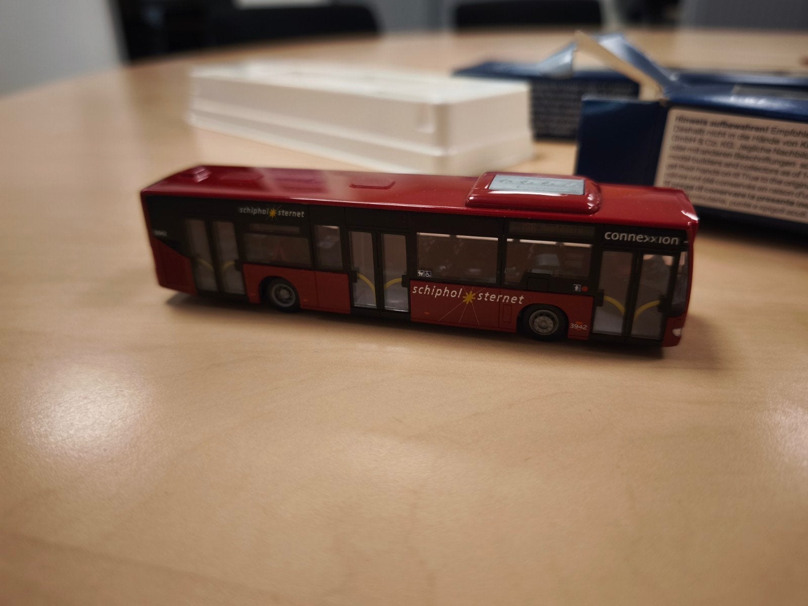 Rietze modelbus Mercedes Citaro Schiphol Sternet, Ophalen of Verzenden, Nieuw, Bus of Vrachtwagen, Rietze