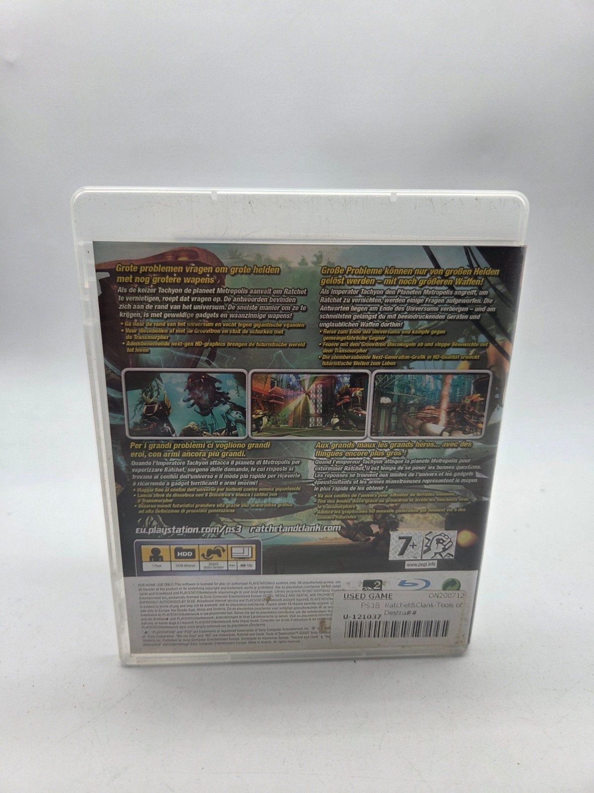 Ratchet & Clank: Tools of Destruction (PS3), Spelcomputers en Games, Avontuur en Actie, Gebruikt, Ophalen of Verzenden, Sony Computer Entertainment