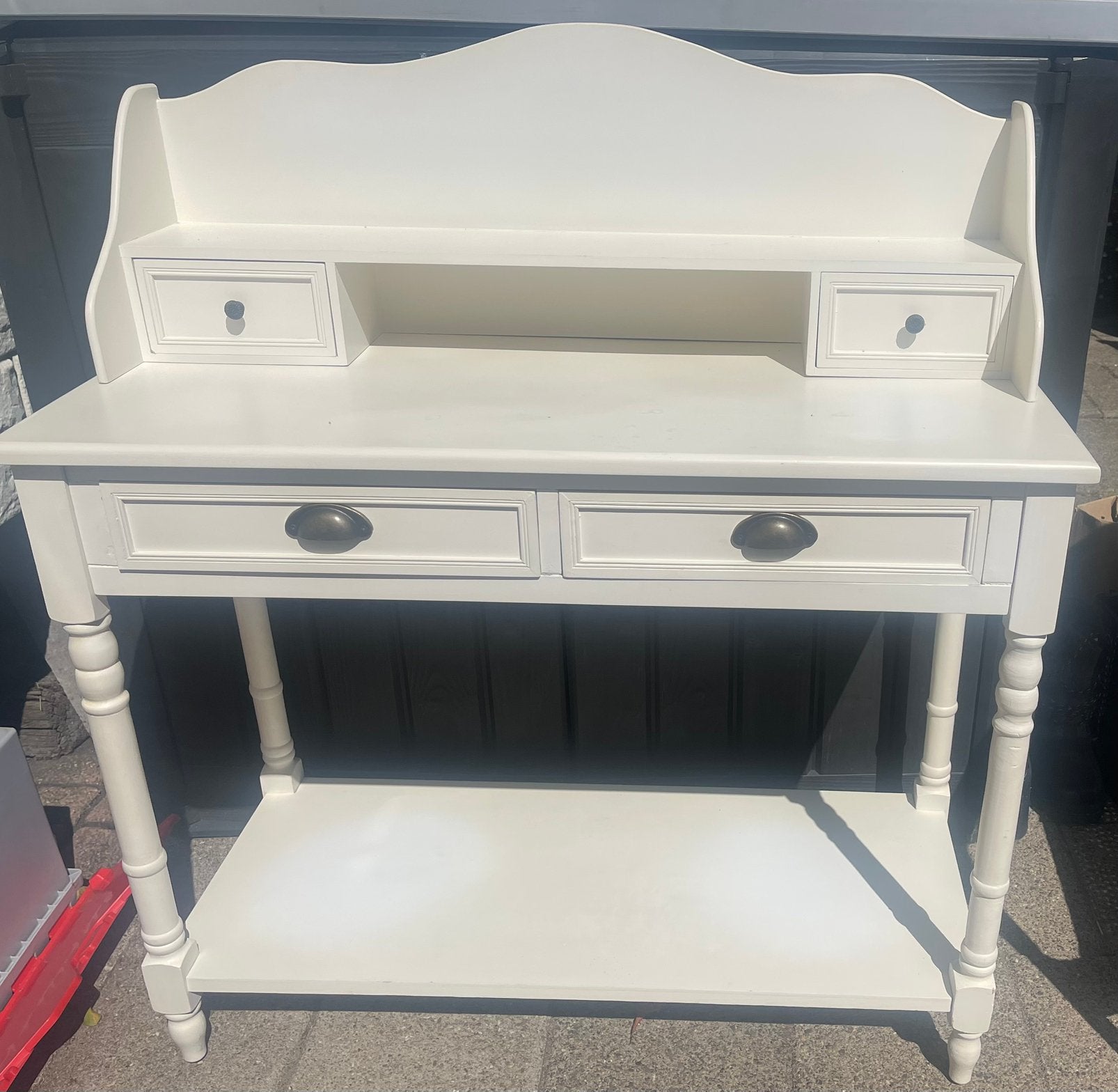 Sidetable kaptafel wit, Ophalen, Gebruikt