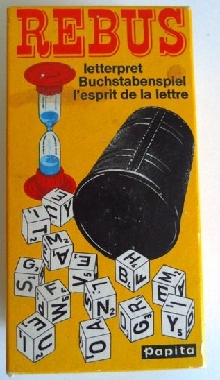 rebus letterspel, Nederlandse spellenfabriek b.v, Verzenden, Een of twee spelers, Nieuw