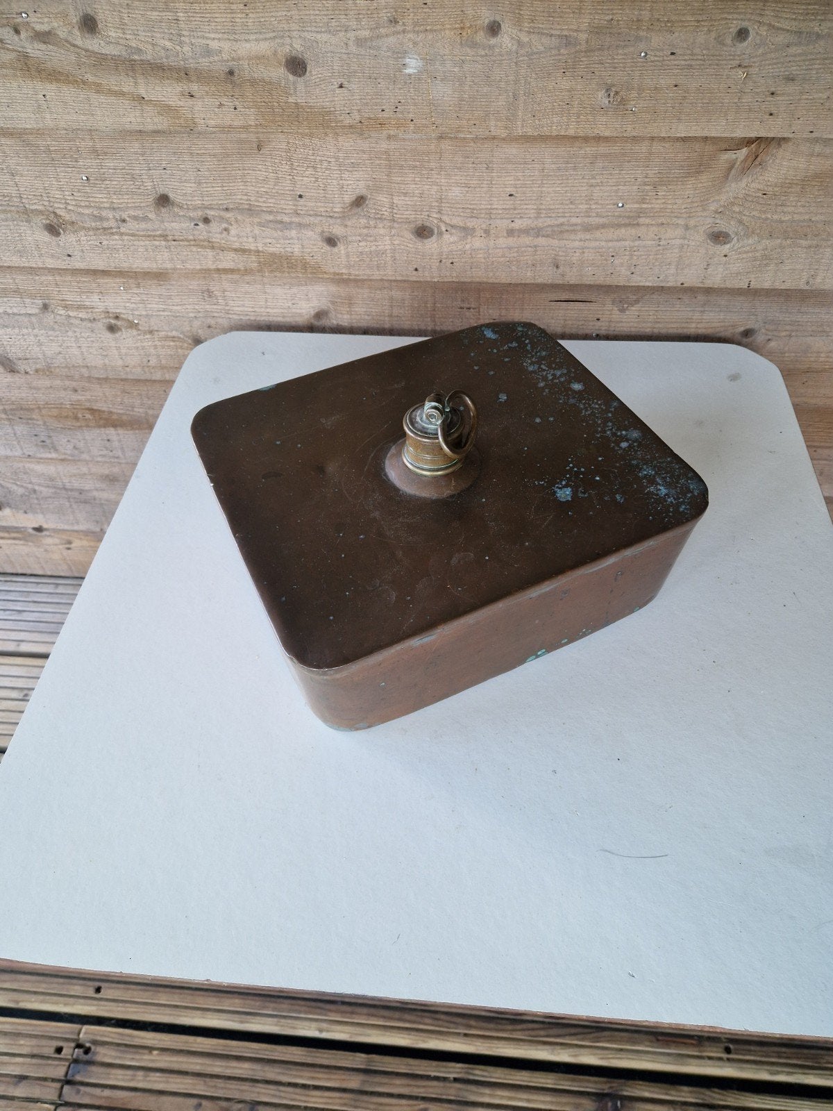 Antieke koperen bedkruik/voetenwarmer, Antiek en Kunst, Ophalen of Verzenden