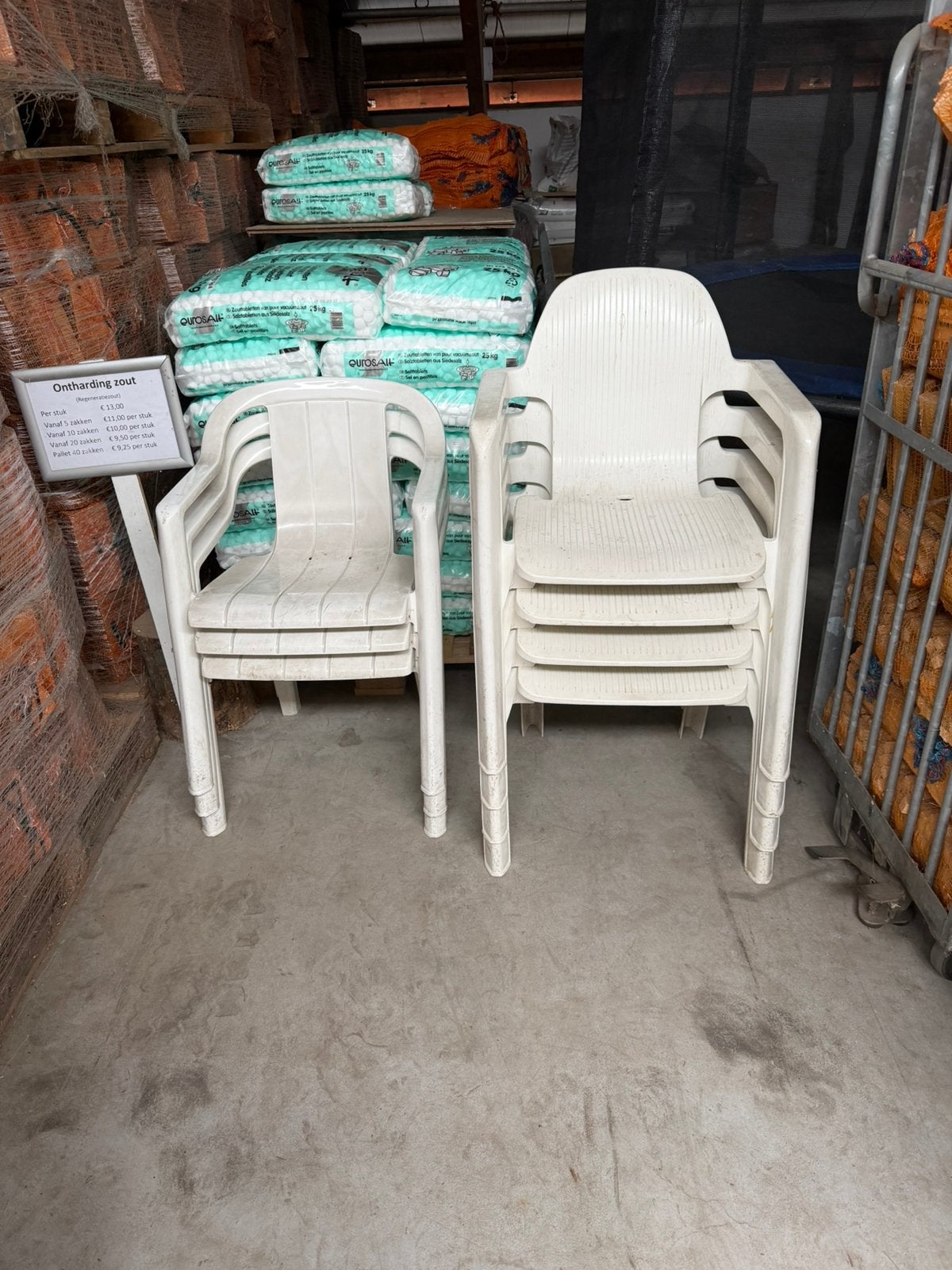 Tuinstoel 7 stuks gratis, Kunststof, Gebruikt, ., Ophalen of Verzenden