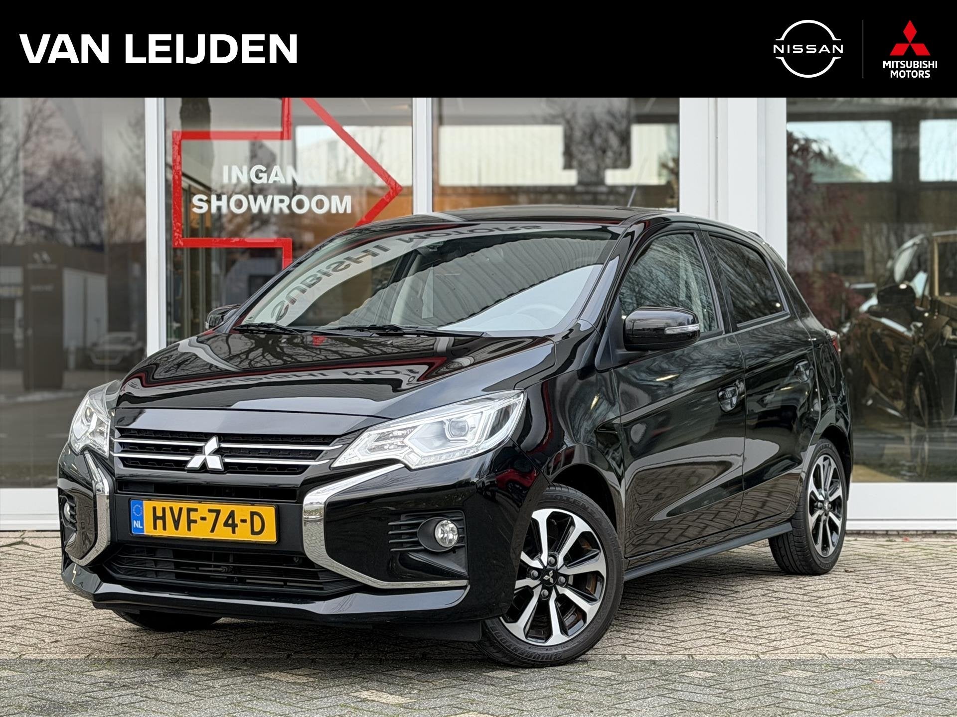 MITSUBISHI Space Star 1.2 CVT Instyle | Cruise Control | Cam, Auto's, Gebruikt, Leder en Stof, Zwart, Bedrijf