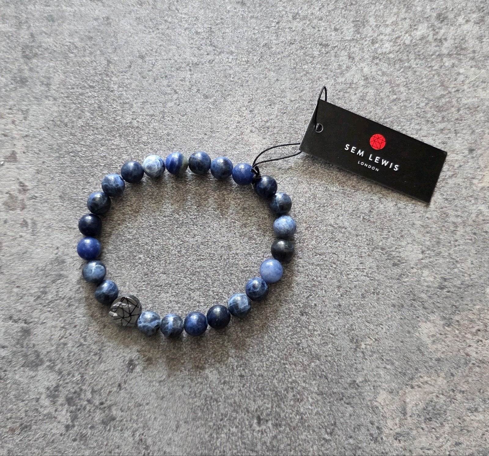 Sem Lewis London armband NIEUW, Sieraden, Tassen en Uiterlijk, Ophalen of Verzenden, Nieuw, Blauw