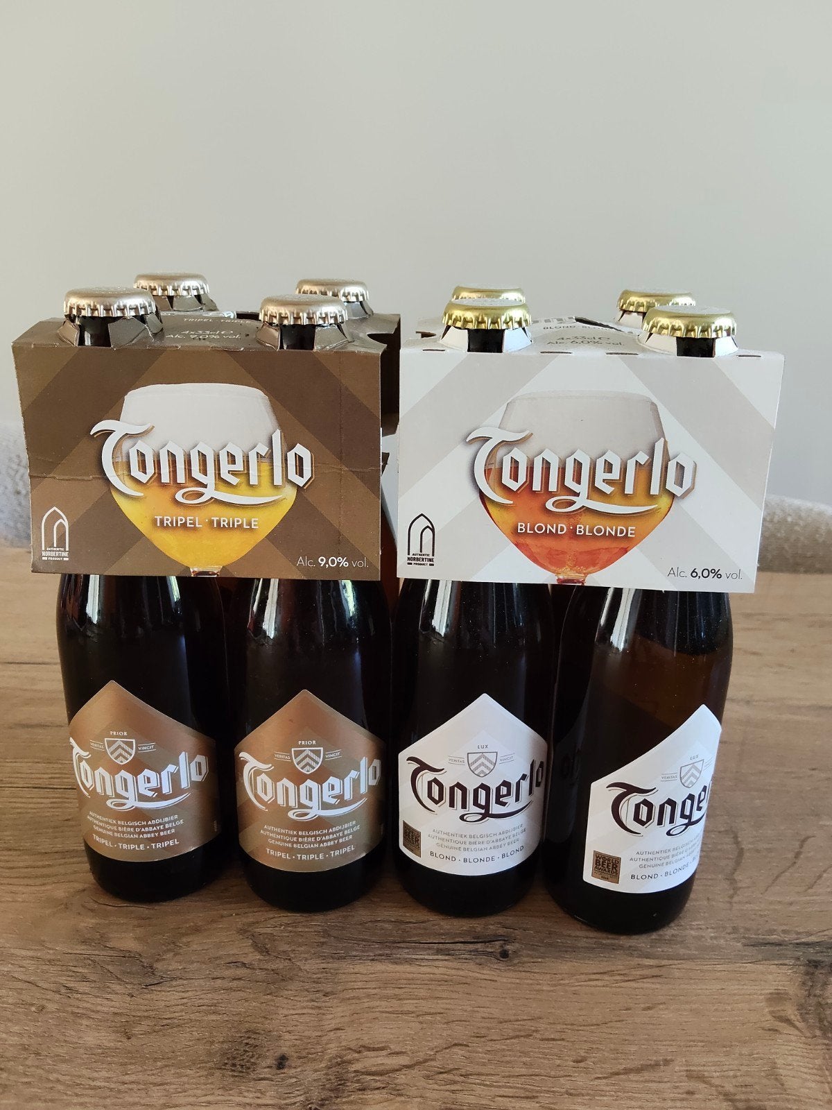 Tongerlo Speciaalbier: Blond of Tripel (4-pack), Verzamelen, Ophalen of Verzenden, Nieuw, Flesje(s), Overige merken