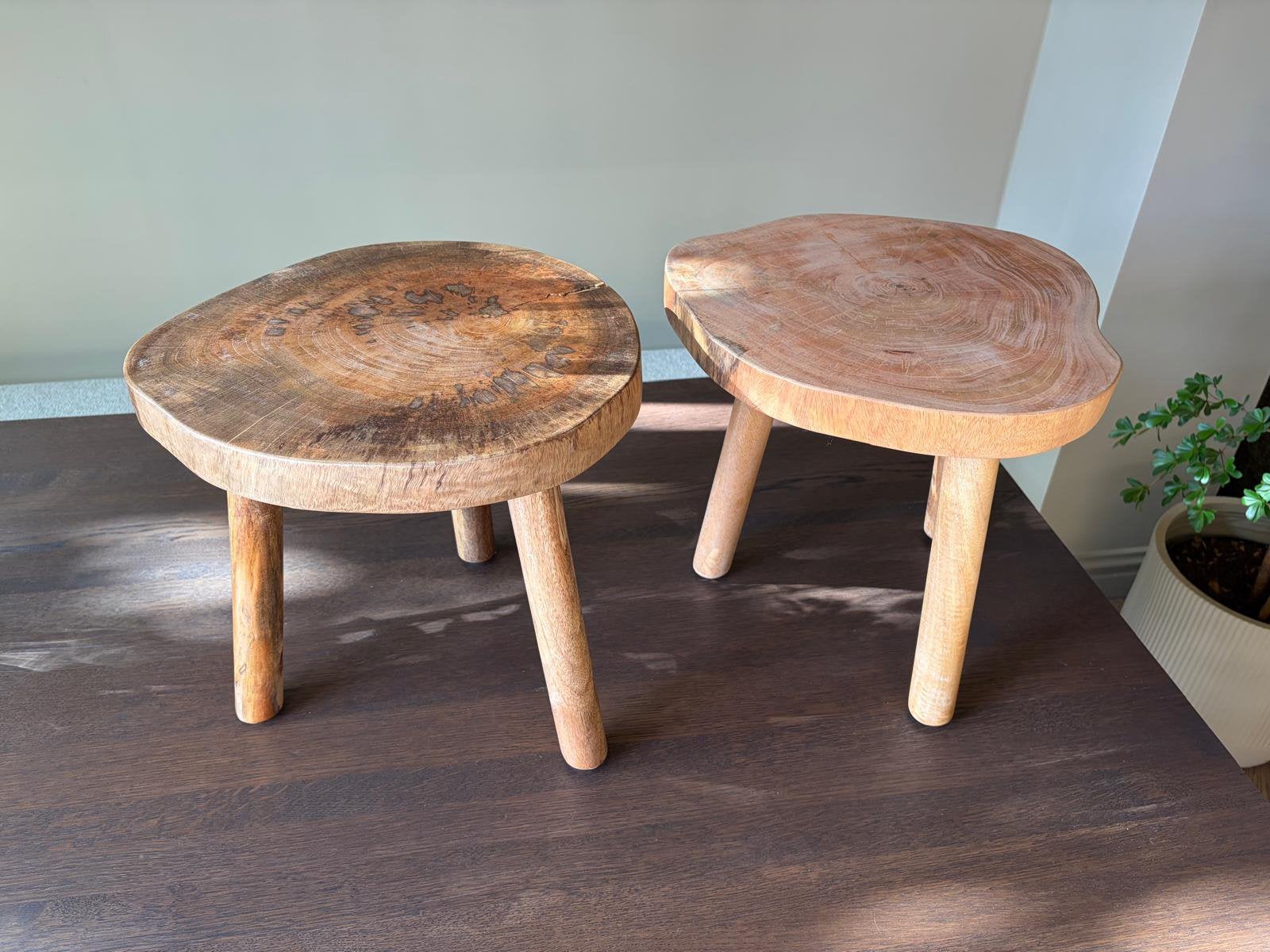 Krukje/bijzettafel - HK Living, Ophalen, Zo goed als nieuw, Hout