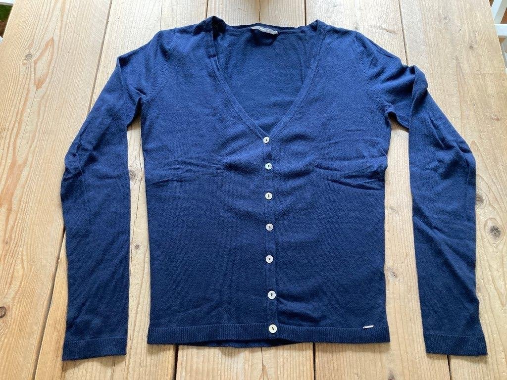 Blauwe vest – Hema – maat M, Maat 38/40 (M), Blauw, Ophalen of Verzenden, Gedragen