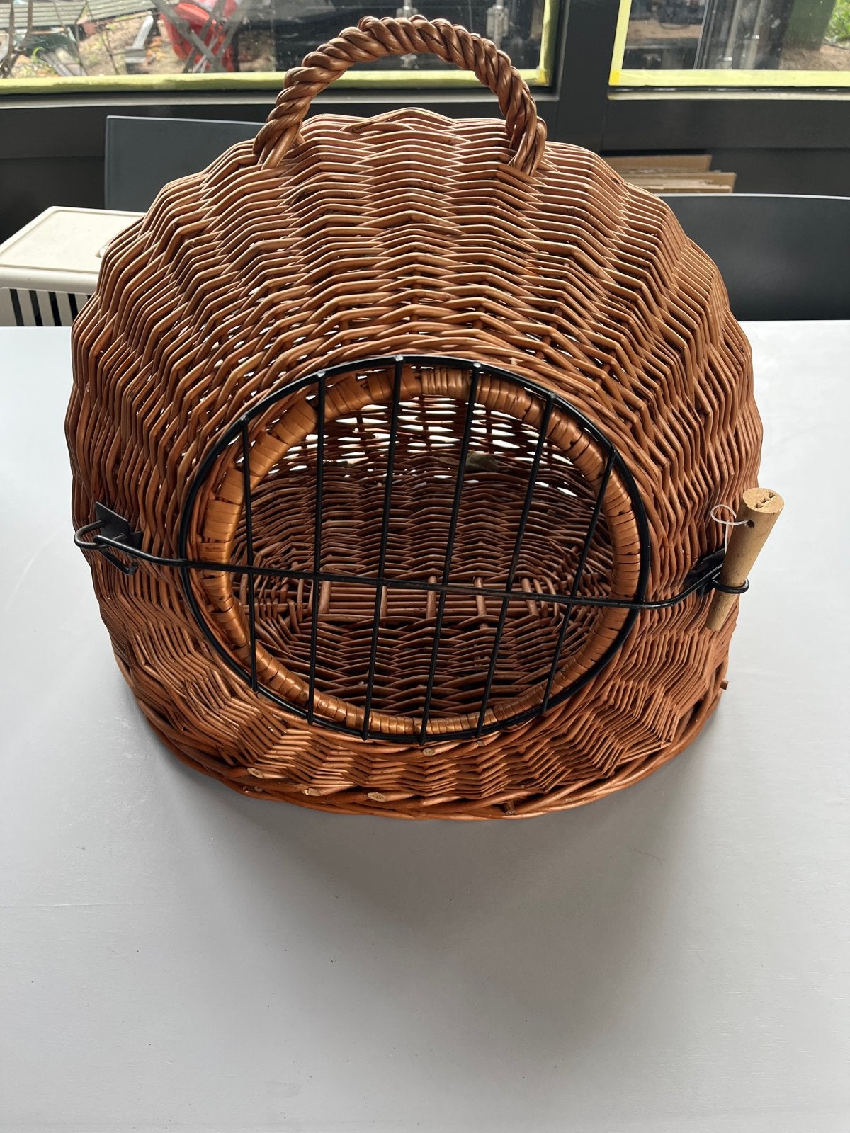 Rieten kattenmand reismand, Dieren en Toebehoren, Kattenmanden, Ophalen