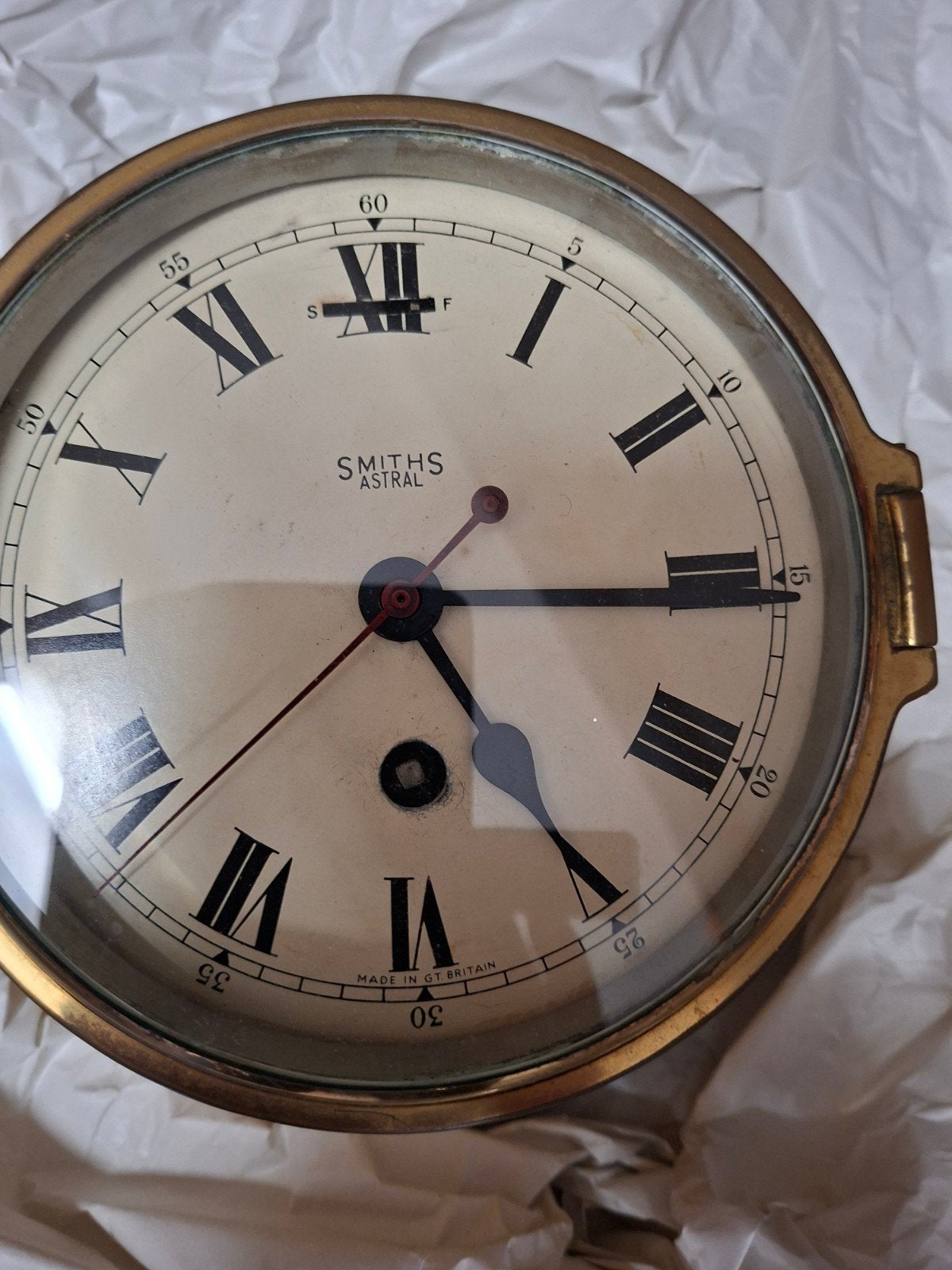 Smits astral scheepsklok. Diam. 52cm, Ophalen