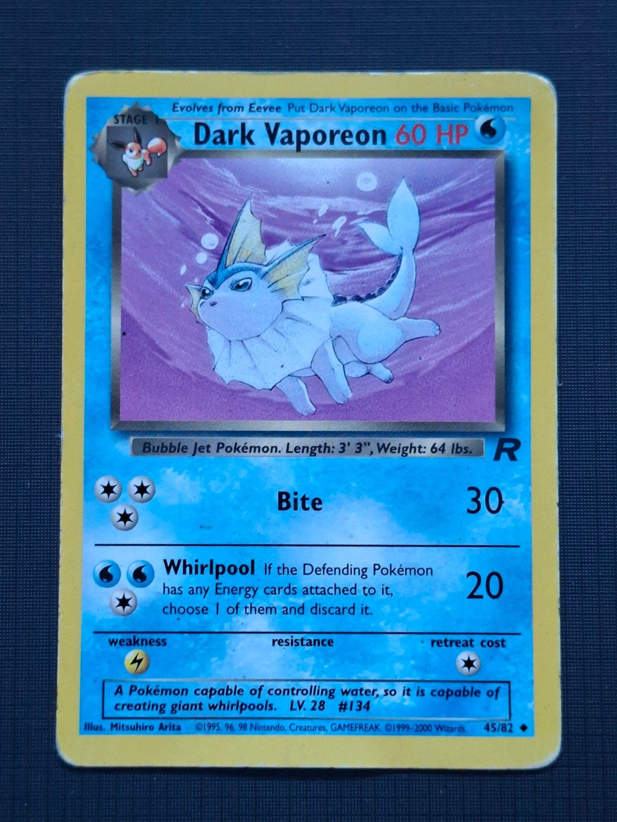 Dark Vaporeon 45, Ophalen of Verzenden, Zo goed als nieuw