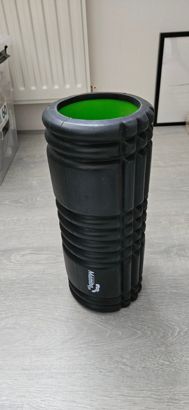 Mambo Foamroller - Zwart/Groen, Ophalen, Zo goed als nieuw, Rug, Foamroller
