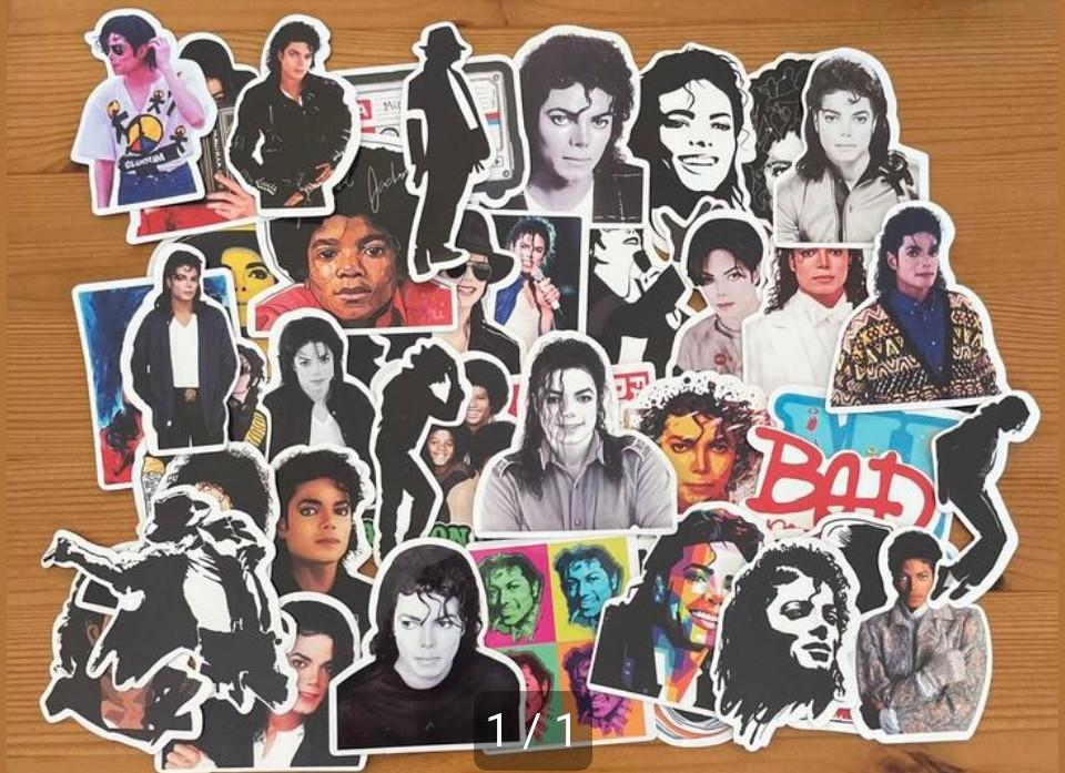 Michael Jackson stickers, Verzenden, Nieuw