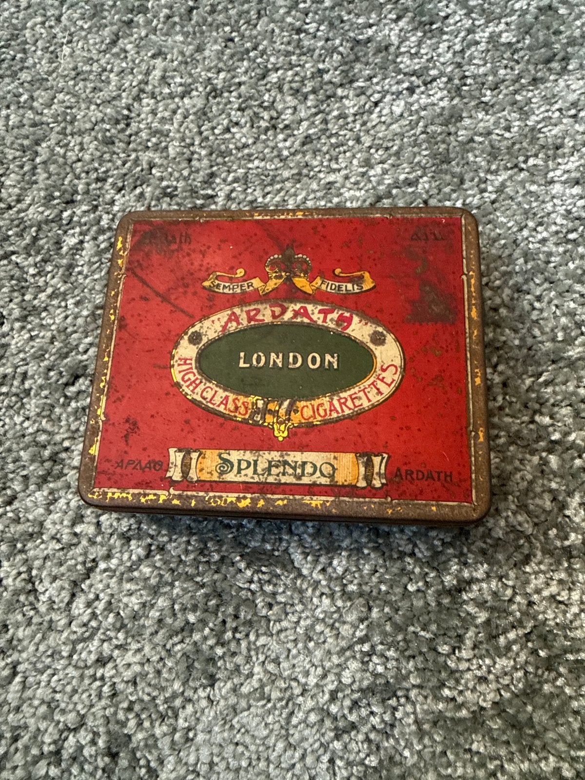 Vintage Ardath London Sigarettenblik - Splendo Mild, Verzamelen, Ophalen, Gebruikt, Overige, Overige merken