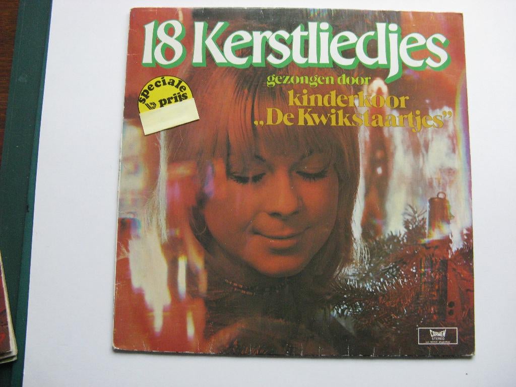 18 Kerstliedjes gezongen door Kinderkoor De Kwikstaartjes, Cd's en Dvd's, Vinyl | Overige Vinyl, Verzenden, Zo goed als nieuw