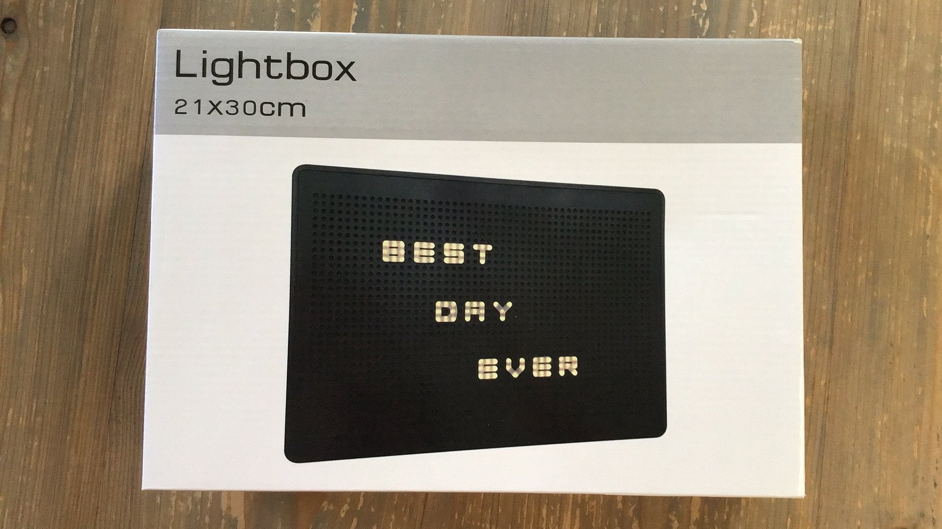Lightbox zwart, Tekstbord, Ophalen, Nieuw, Kunststof