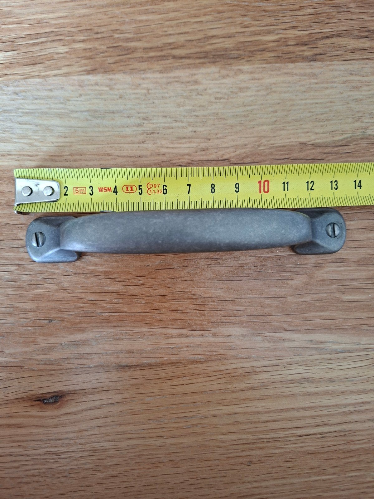 8x Vintage ijzeren beugelgreep, Doe-het-zelf en Verbouw, Hang- en Sluitwerk, Ophalen of Verzenden, Nieuw, IJzer, Klink of Kruk
