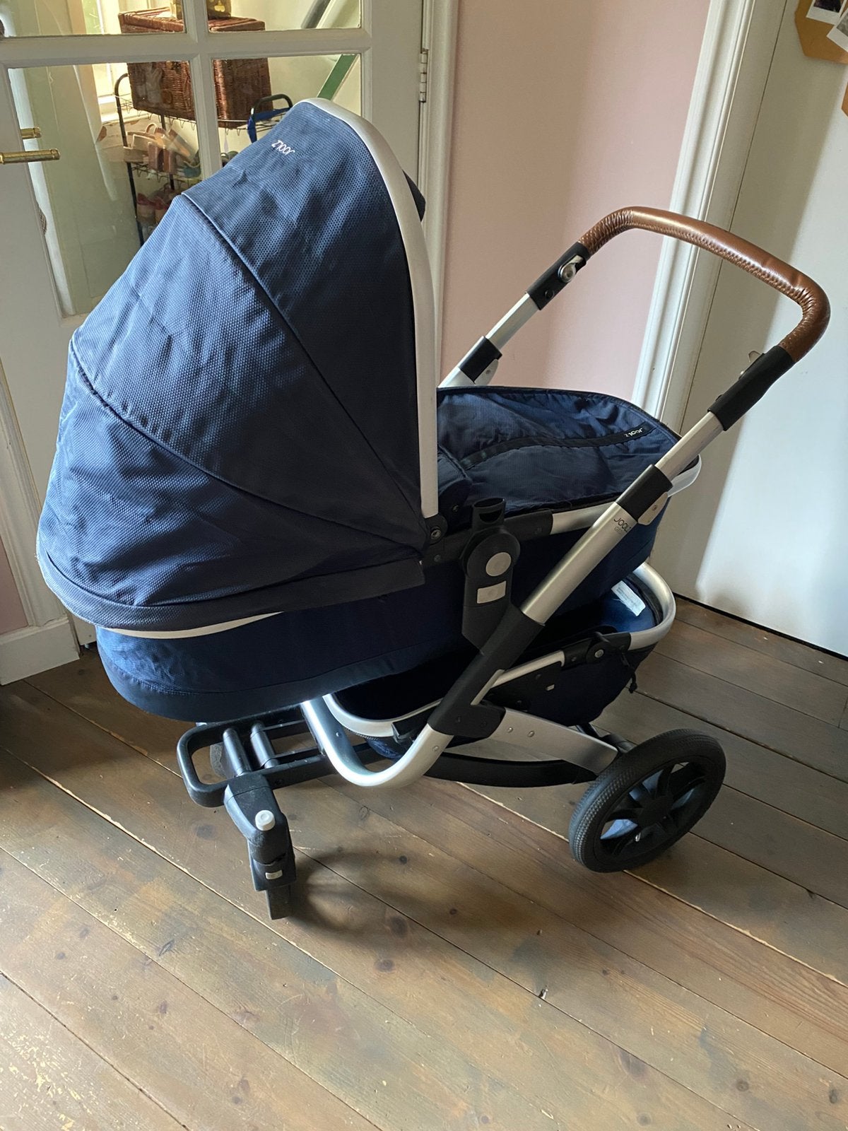 Joolz Geo2 Parrot Blue, Gebruikt, Verstelbare duwstang, Combiwagen, Ophalen