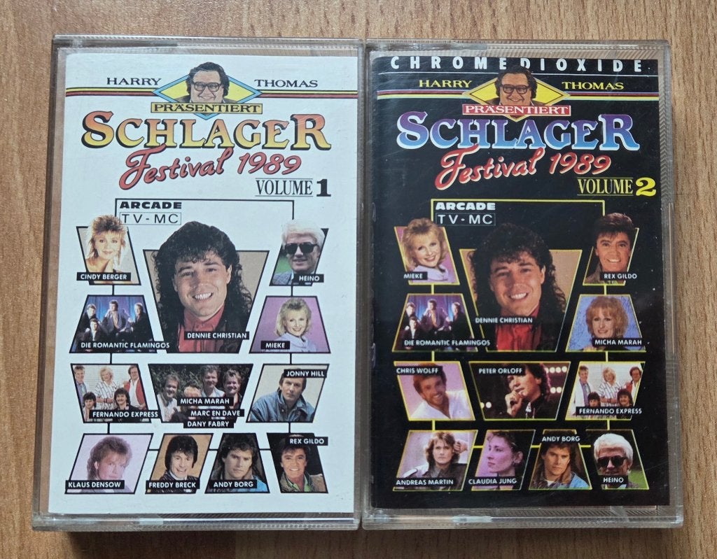 Cassettebandjes Schlager Festival 1989, 2 t/m 25 bandjes, Verzamelalbums, Ophalen of Verzenden, Zo goed als nieuw