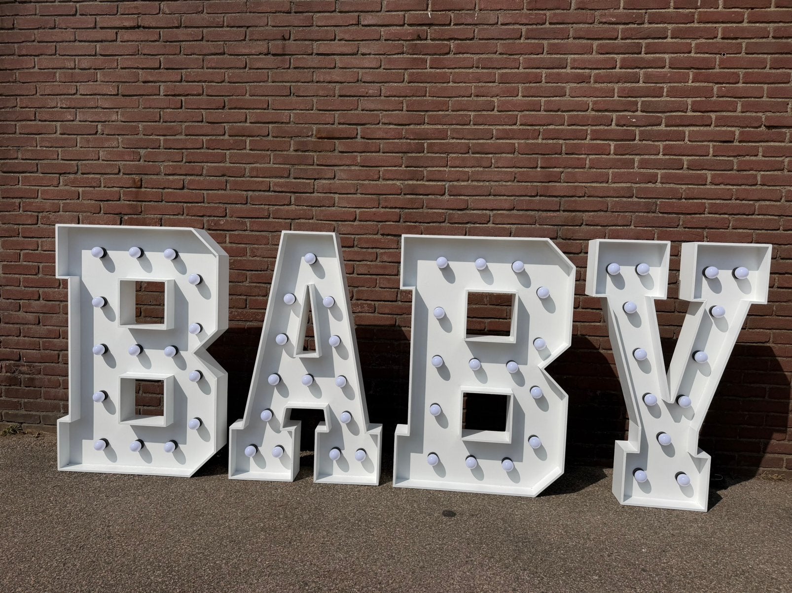 Xxl lichtletters BABY, Hobby en Vrije tijd, Ophalen, Nieuw, Geboorte of Huwelijk
