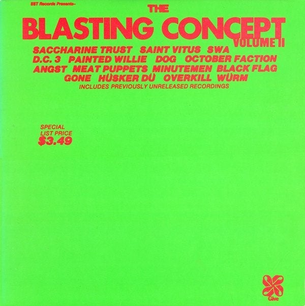 the blasting concept-sst records/v/a-hardcore/punk-ZELDZAAM, Verzenden, Gebruikt, 12 inch, Punk Rock