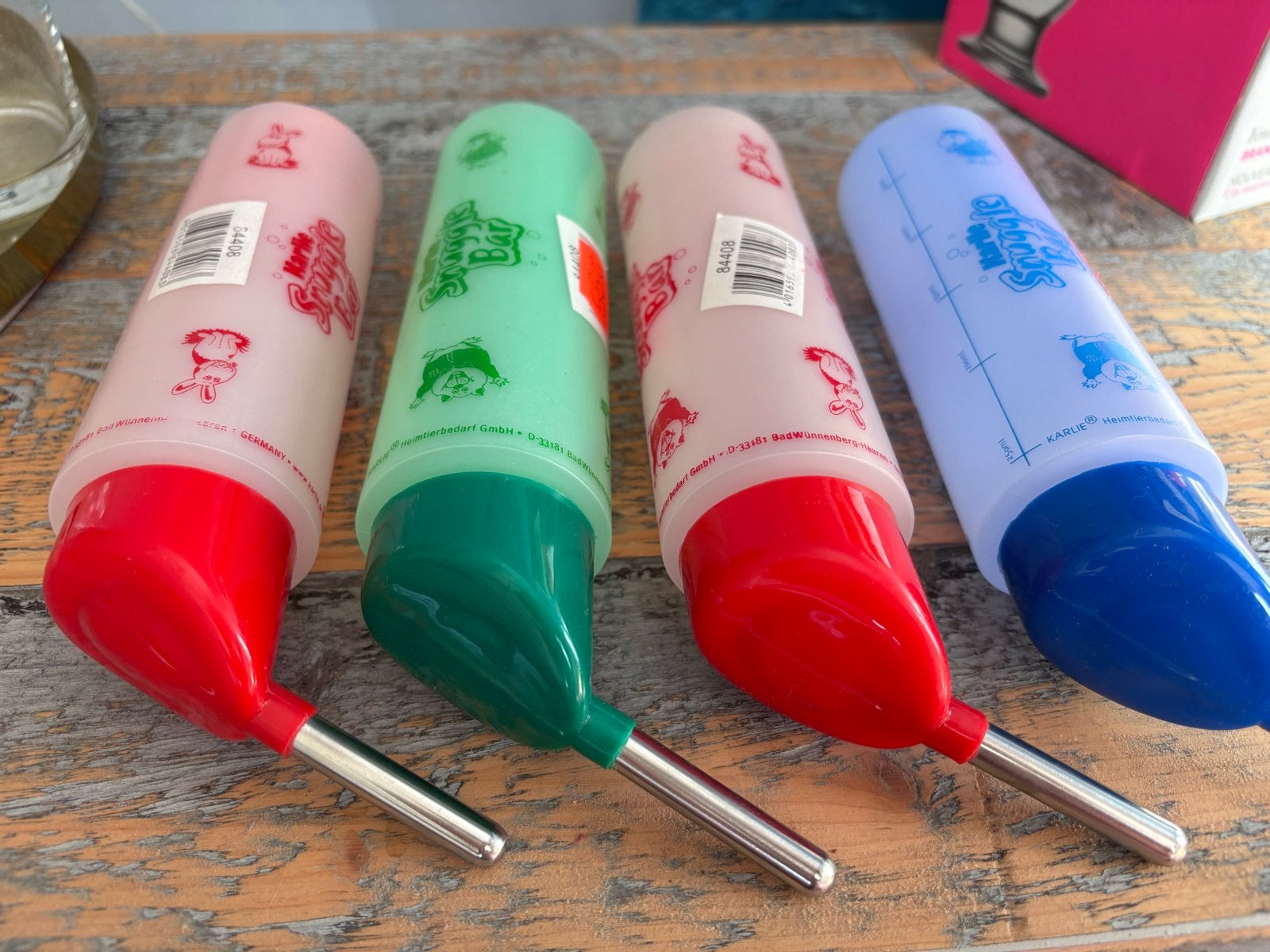 4 x Karlie Snuggle Bar Drinkfles knaagdieren 500 ml nieuw, ., Nieuw, Ophalen of Verzenden, .