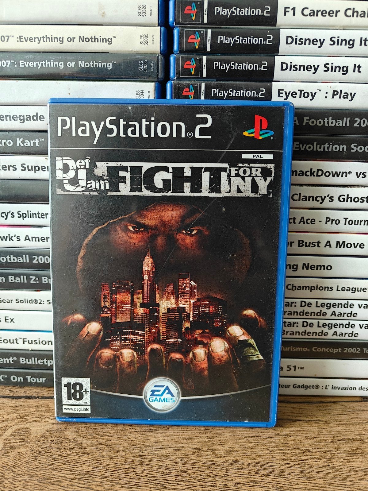 def jam fight for NY playstation 2, Spelcomputers en Games, 1 speler, Ophalen of Verzenden, U, K