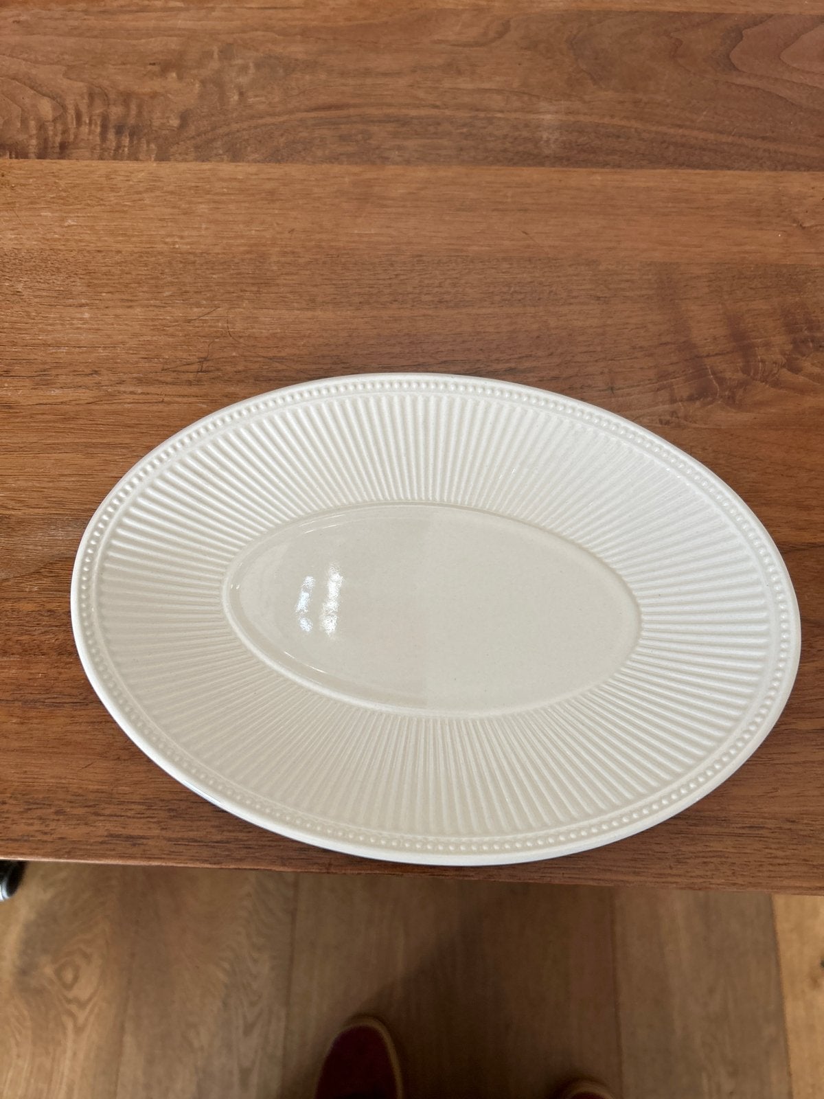 Wedgwood Windsor Ovale Serveerschaal - Zo goed als nieuw, Klassiek, Ophalen of Verzenden, Wedgwood, Porselein