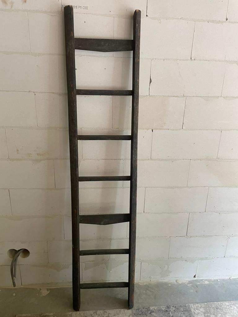 Decoratie trap/ladder, 180 cm, Gebruikt, Zwart, Decoratieobject