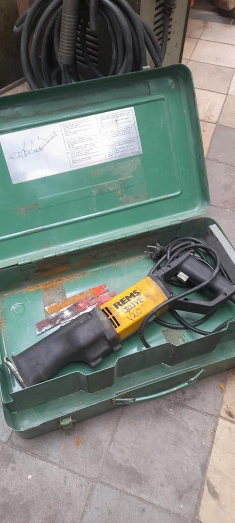 REMS Tiger SR Reciprozaag - Krachtige Zaagmachine, Doe-het-zelf en Verbouw, Gereedschap | Zaagmachines, Gebruikt, Ophalen of Verzenden