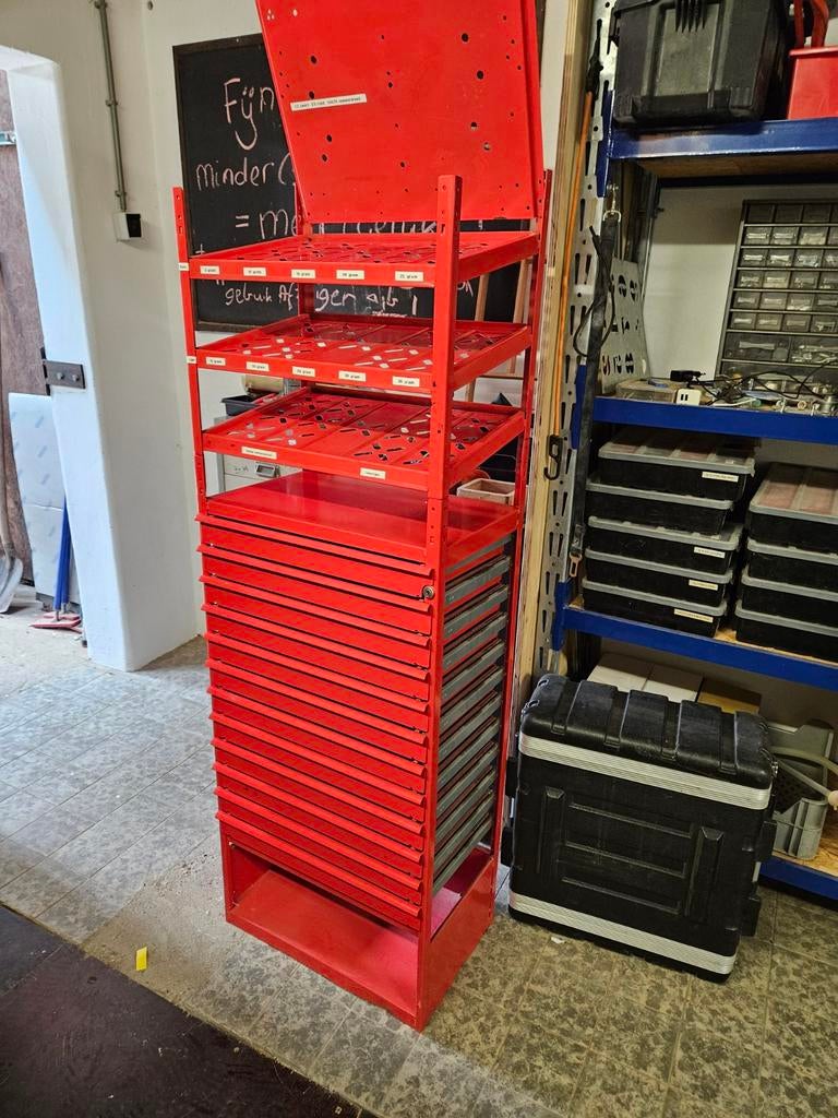 Würth ladekast - Robuuste opbergoplossing, Huis en Inrichting, Kasten | Ladekasten, Ophalen, Gebruikt, 5 laden of meer, 50 tot 100 cm