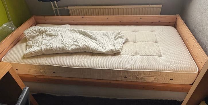 Lifetime bed en kast!, Huis en Inrichting, Slaapkamer | Bedden, Ophalen, 90 cm, Eenpersoons, Zo goed als nieuw