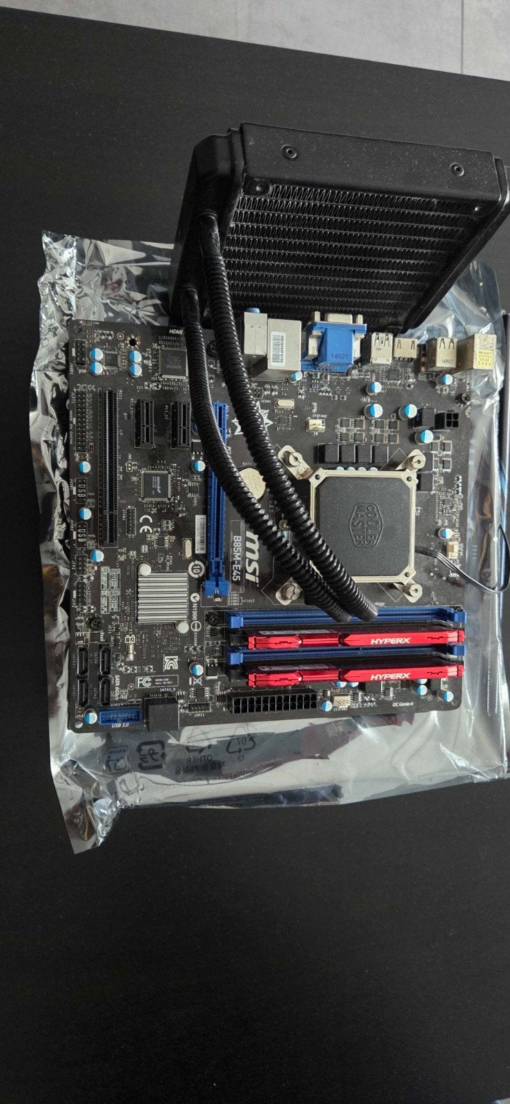 msi b85m-e45, 16gb ram en core i7-4790 processor, Ophalen of Verzenden, Gebruikt, Intel, DDR3