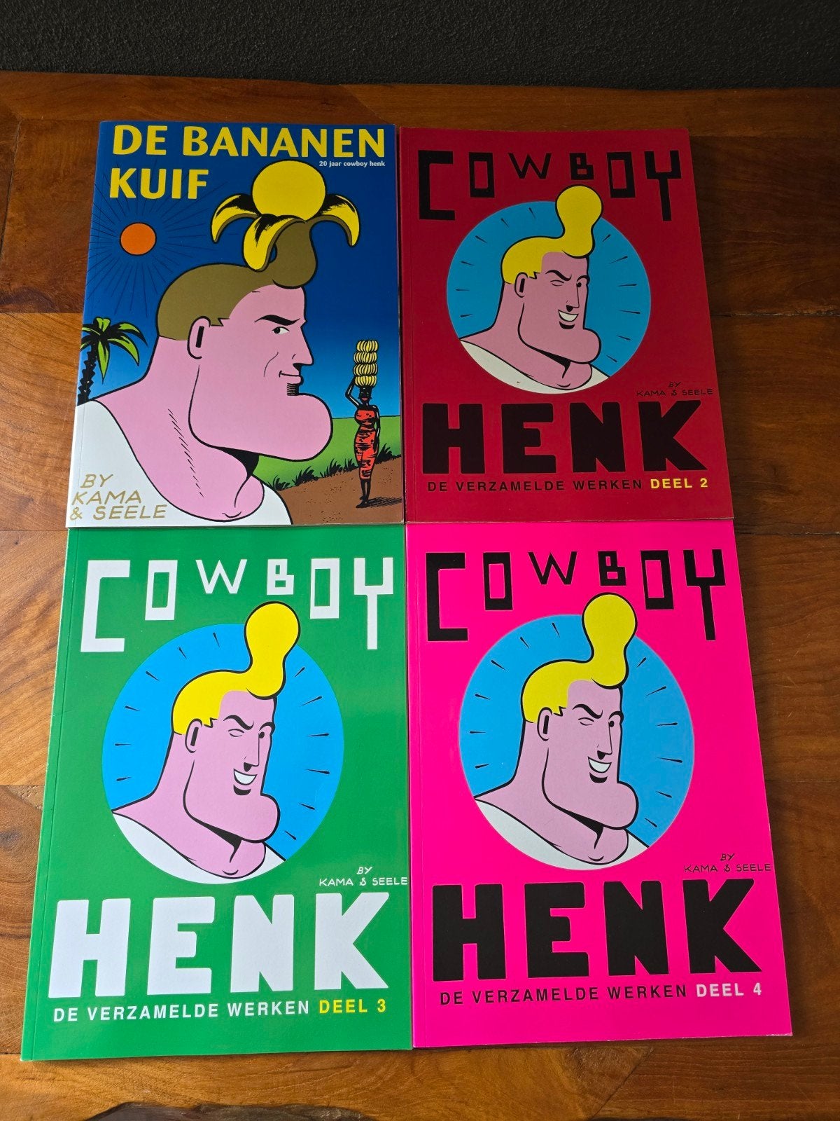 Cowboy Henk - De verzamelde werken (deel 1-4) nieuw, Complete serie of reeks, Ophalen of Verzenden, Zo goed als nieuw, Kama & Seele