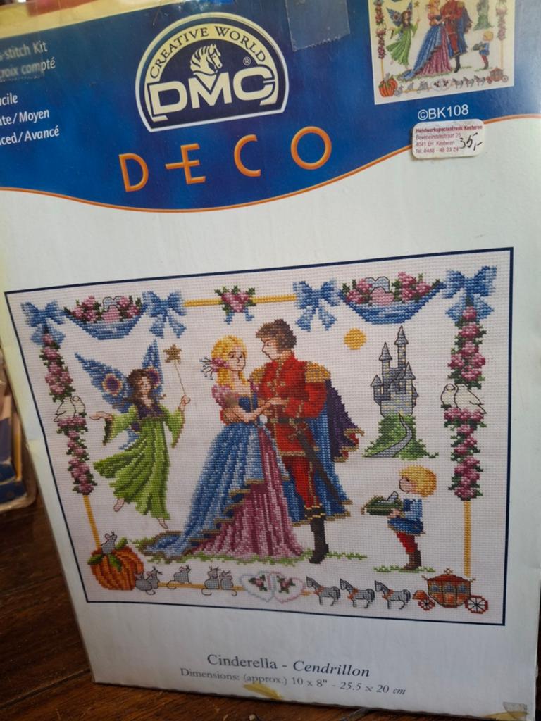 Cinderella, Ophalen of Verzenden, Nieuw, Borduurpakket