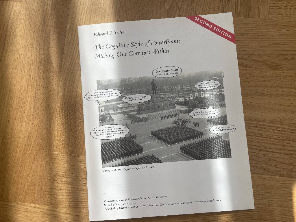 The Cognitive Style of PowerPoint | Edward Tufte | 2006, Boeken, Ophalen of Verzenden, Zo goed als nieuw, Overige typen