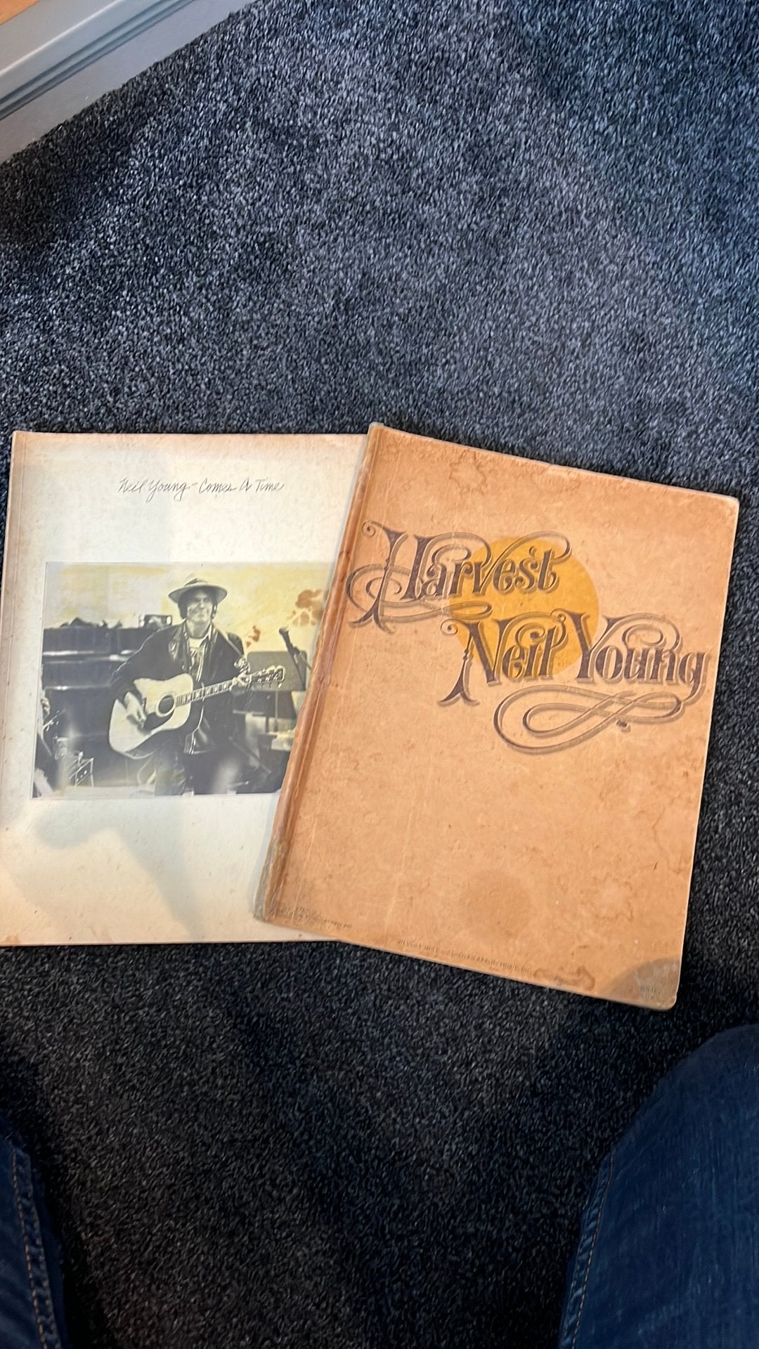 Neil Young. Harvest en Comes a time Songbook  origineel, Boeken, Ophalen of Verzenden, Gelezen, Artiest
