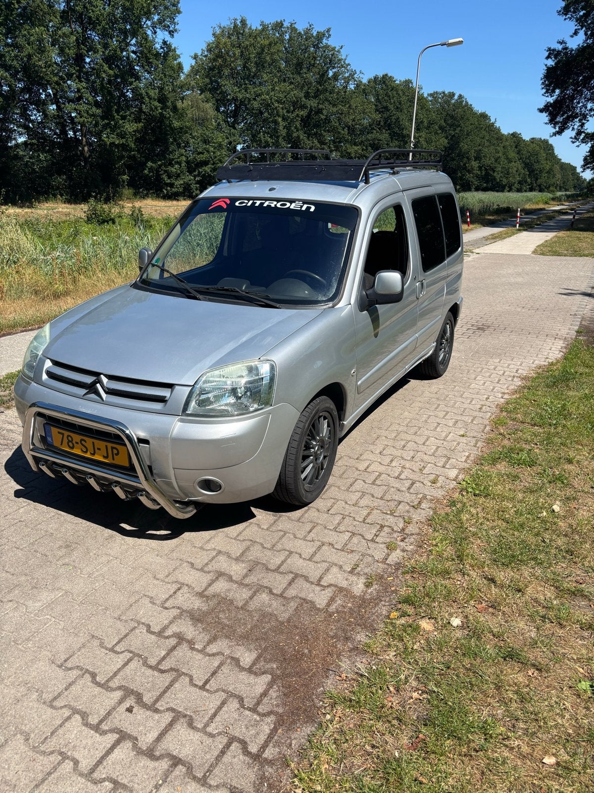 Citroën Berlingo 1.6 I 16V 2006 Grijs, Stof, Origineel Nederlands, Handgeschakeld, Zilver of Grijs